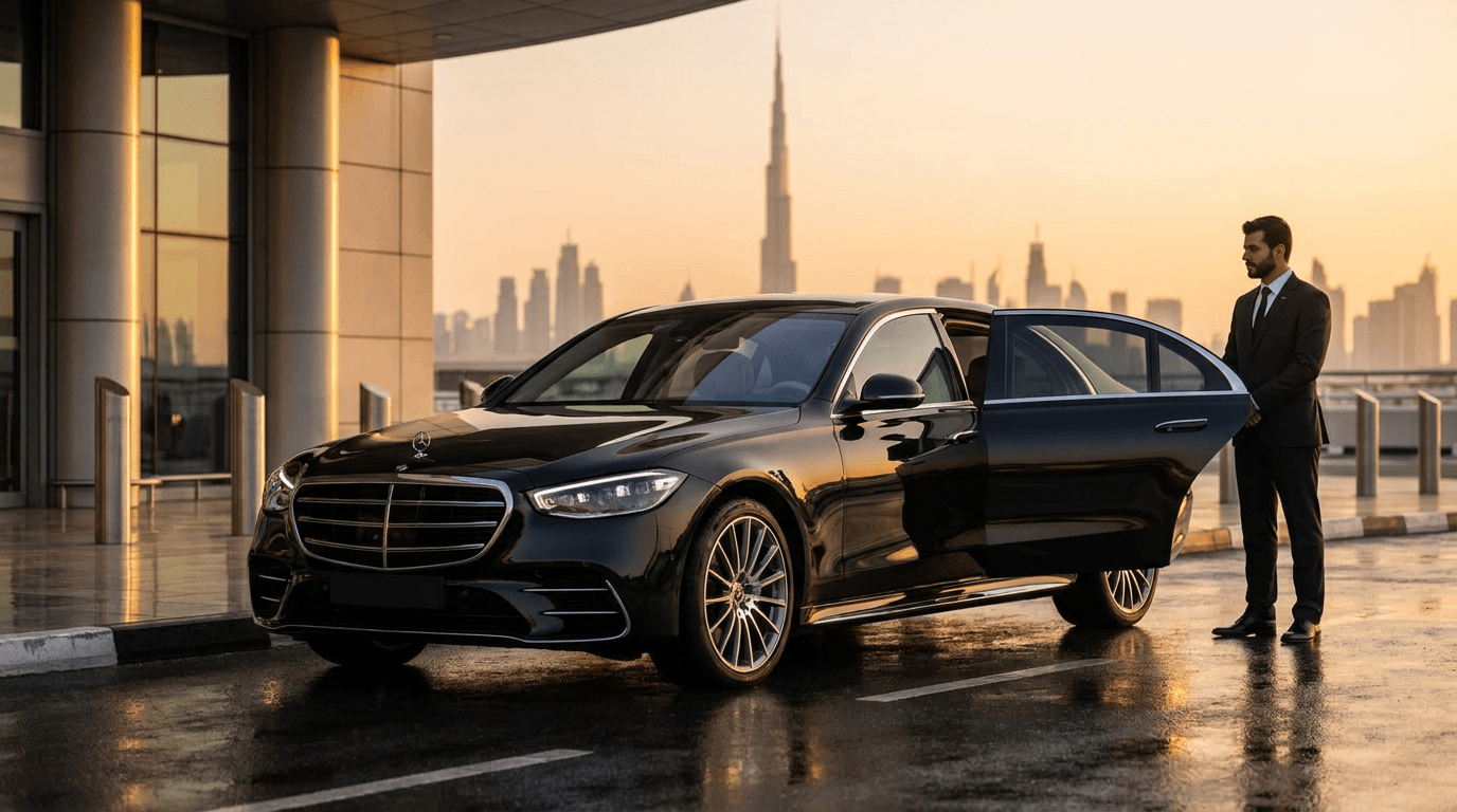Luxury DXB airport transfer in Dubai